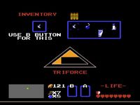 une photo d'Ã©cran de The Legend of Zelda sur Nintendo Nes